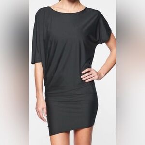 Athletha Women's Sunlover Hilo UPF Asymmetrical Dress, LARGE NWOT